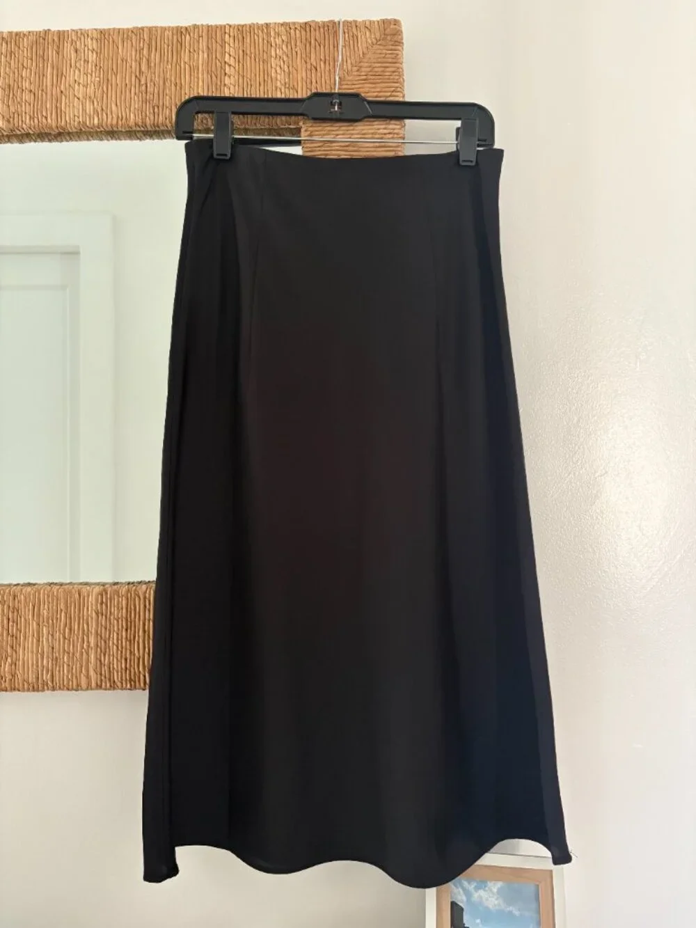 J Crew Gwyneth Slip Skirt, Black - Size XS